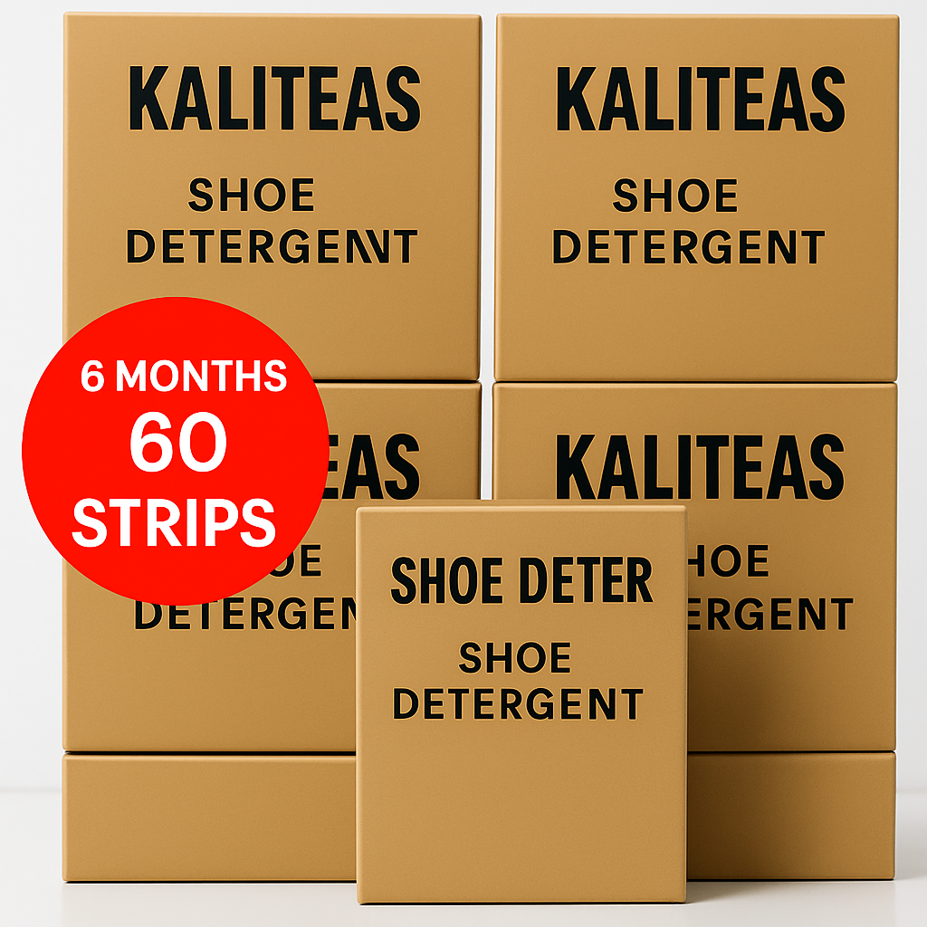 Shoe detergent 6 months (60 strips)